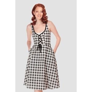 Collectif Gingham Swing Dress